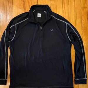 Callaway Black Quarter-Zip Pullover
